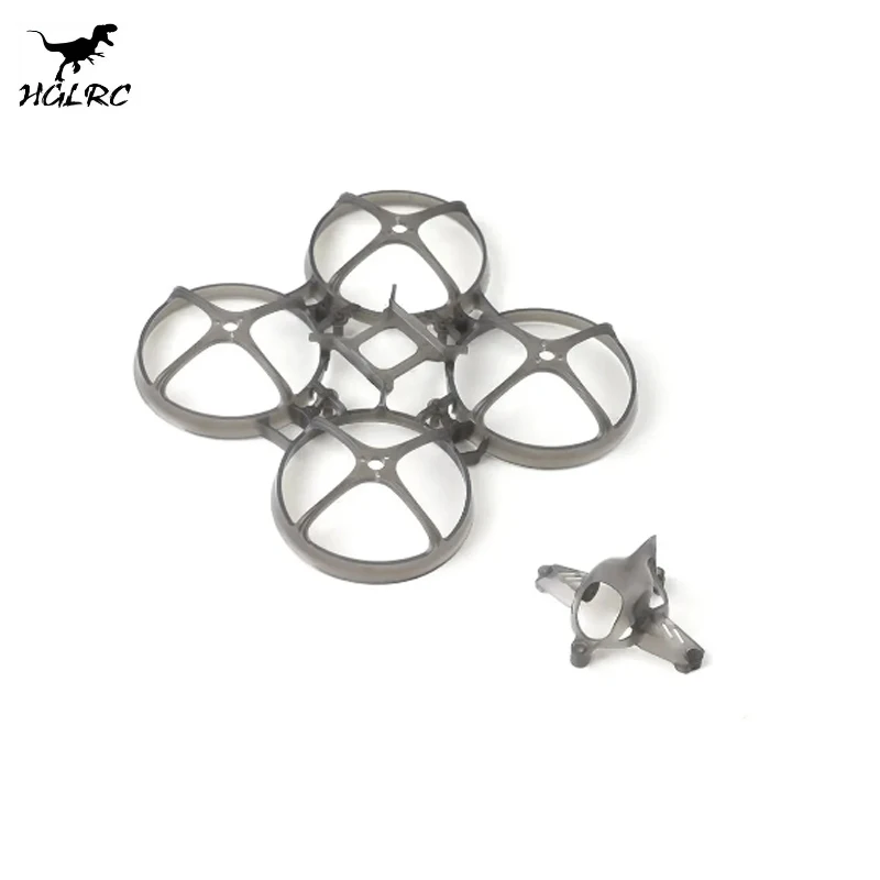 Détail du châssis HGLRC Petrel 85 Whoop avec ses bras renforcés et son design compact pour FPV.