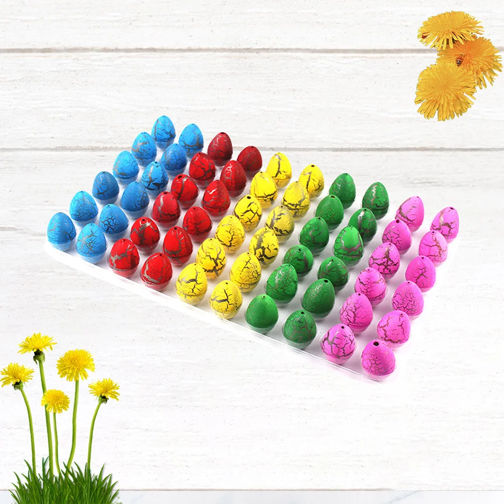 

60 шт. Dianosaur люк маленький замачиваемый в воде динозавр Инкубационное яйцо и выращивание ребенка