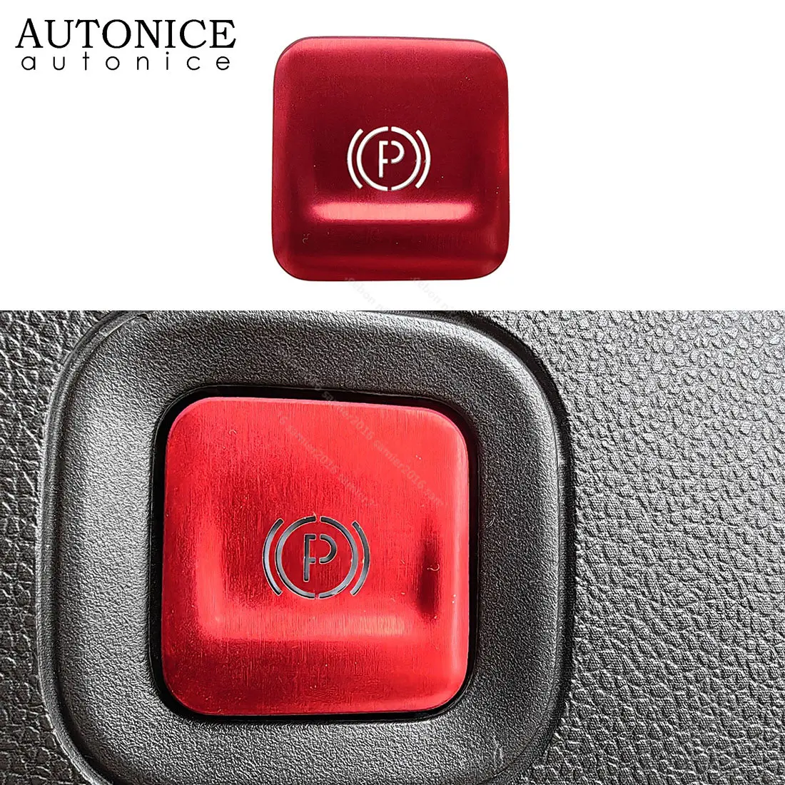 Electronic Parking Brake Button Ring Trim Fit for Chevy Silverado 1500/GMC Sierra 1500 2500 3500 HD Tahoe/Suburban/YUKON HUMMER
