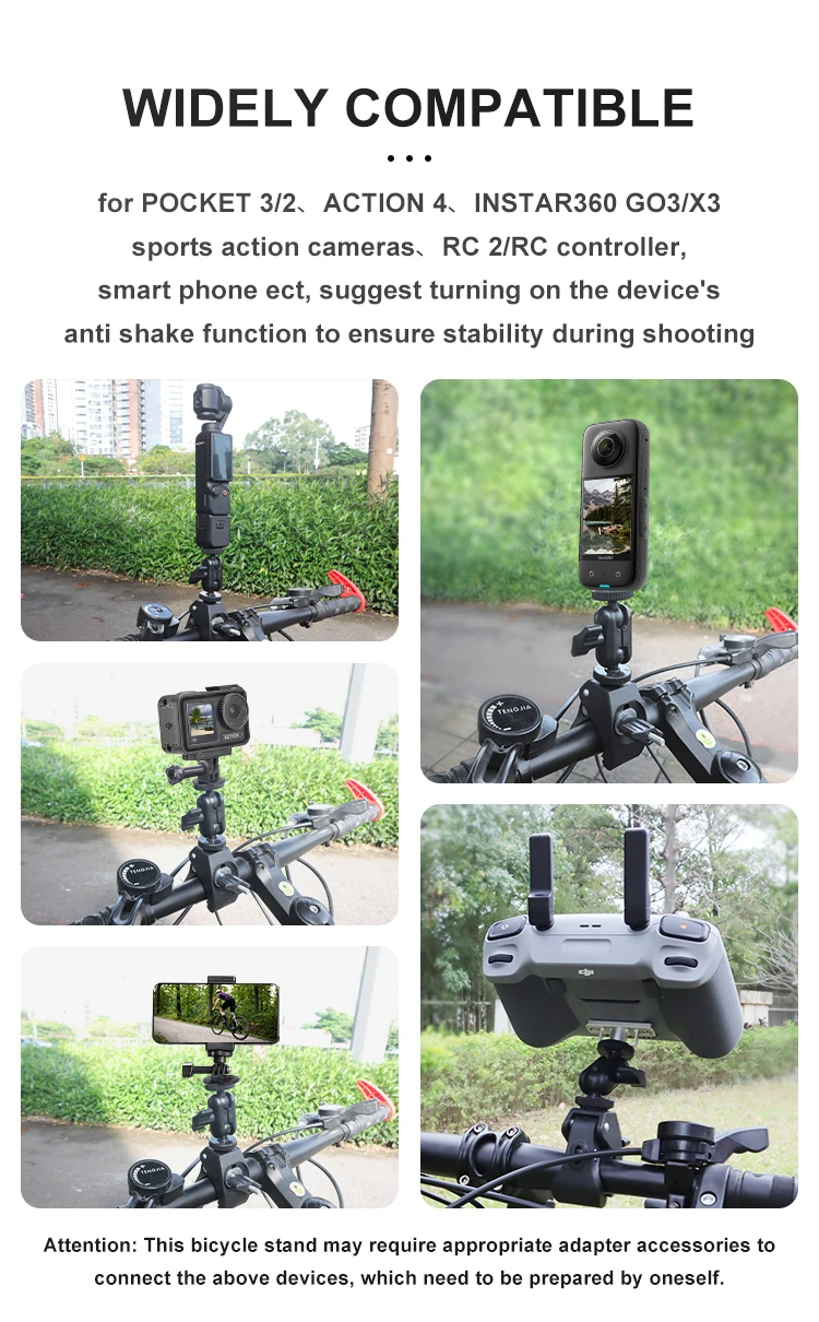Fernbedienung Fahrrad Halterung Ständer für DJI RC-N1/N2/N3 Fahrrad Radfahren Lenker Clip Halter Halterung Für DJI NEO/Air 3S Zubehör – Detail 3