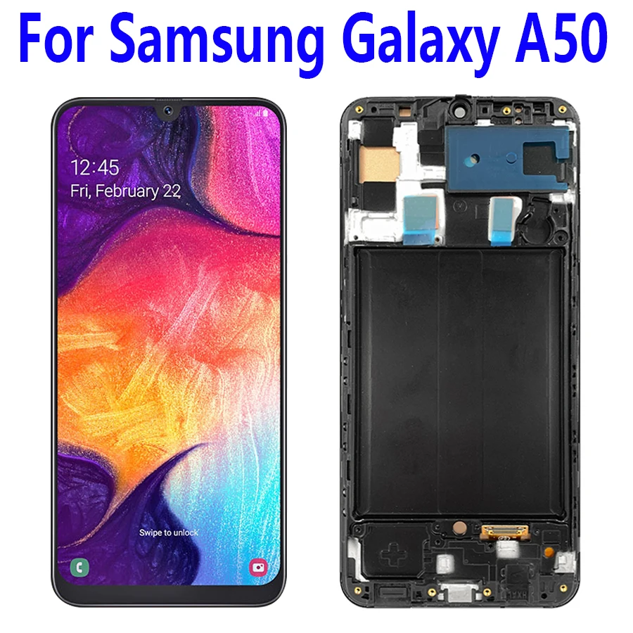 6-4-AMOLED-For-Samsung-Galaxy-A50-LCD-Display-Touch-Screen-Digitizer ...