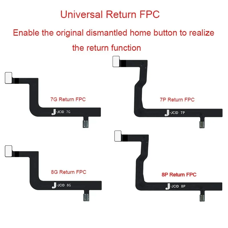 

Универсальный гибкий кабель для отпечатков пальцев FPC для iPhone 7 7P 8 8P Главная Кнопка сенсорный идентификатор ремонт удлинение тест лента