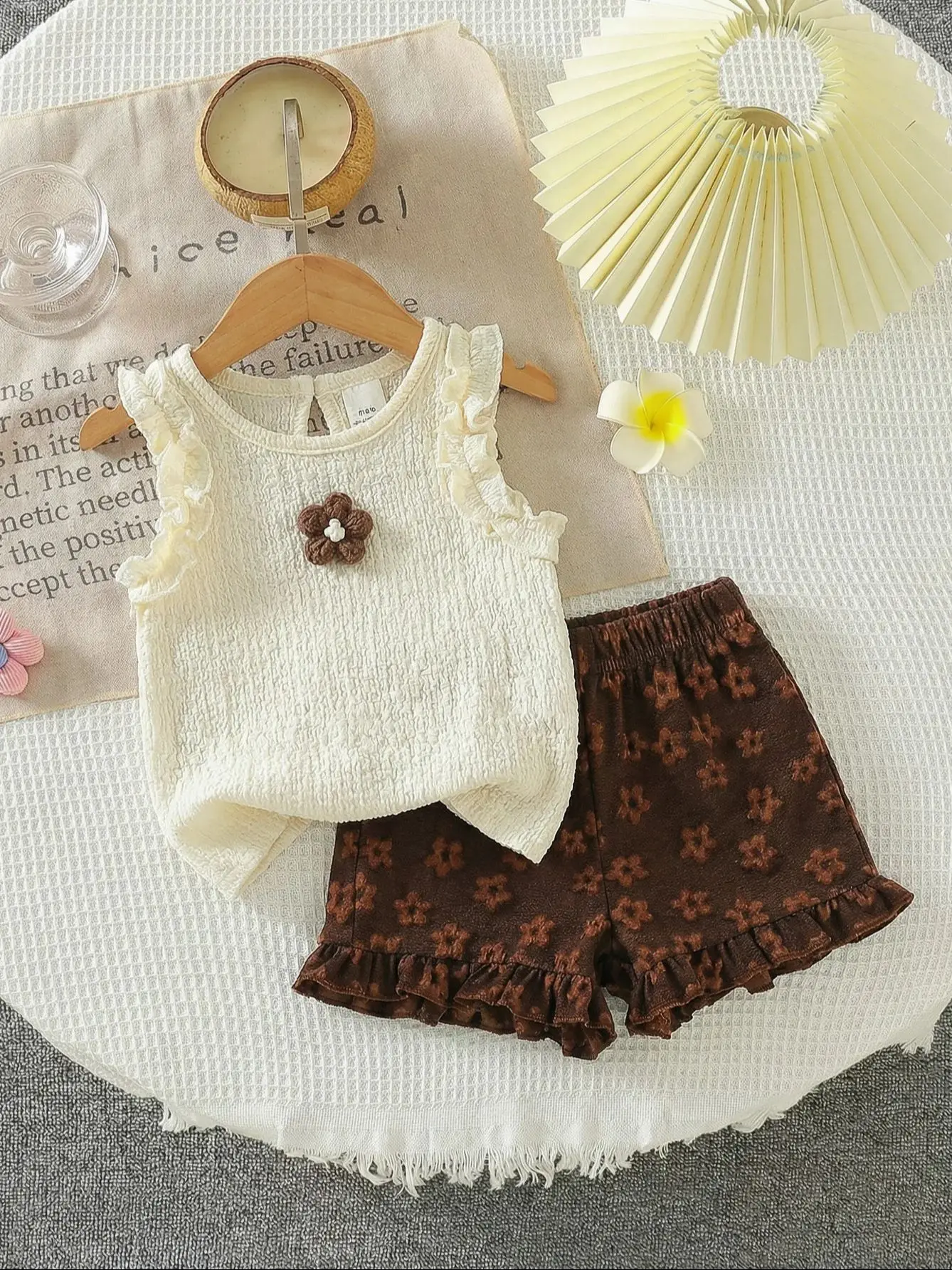 Floral Print Shorts Two-Piece Set Seac1abdcbae245dea65b4b3112f42e566