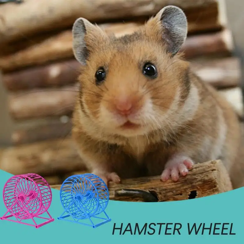 

Hamster Wheel Pet Jogging Hamster Sports Running Wheel Hamster Cage Accessories Toys Silent Small Animals Exercise Pet Supplies