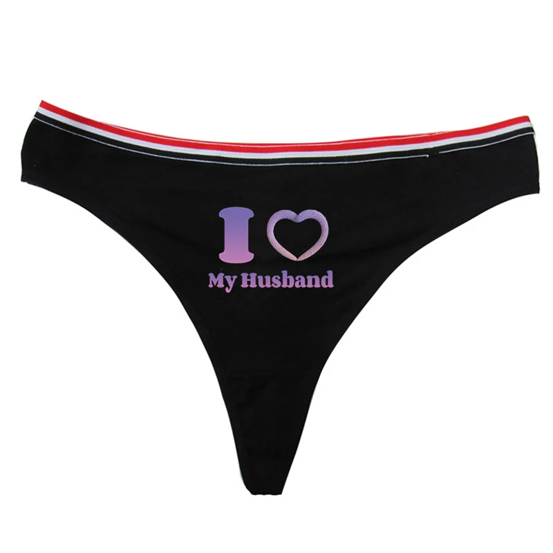Couple Underwear For Lovers Men Boxer Shorts Women G Cotton Thongs Custom Print Men Women Couples Underpant Sexy Lady G String