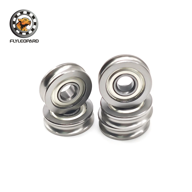 604UU 4x13x4 mm U Grove Ball Bearing Carbon Steel Bearing 4x12x4mm 604UU 10PCS