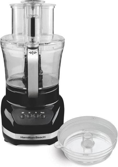 Mouth Duo Plus 12 Cup Food Processor & Vegetable Chopper with Additional Mini  4 Cup Bowl, Black (70580) - AliExpress