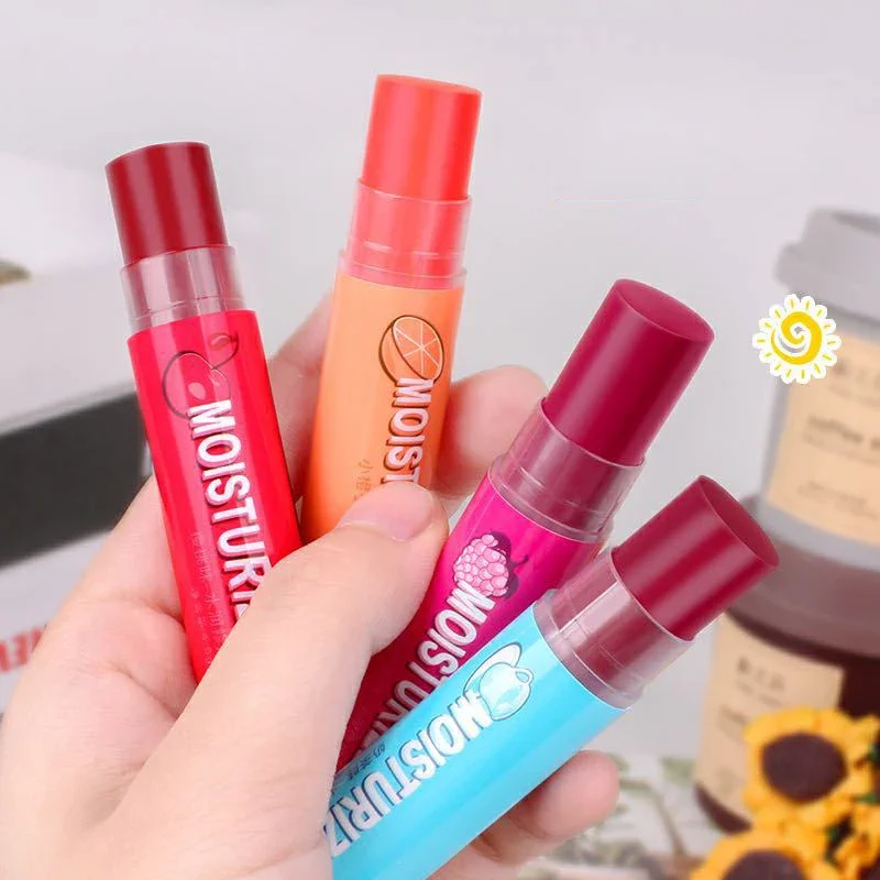 Description Picture 2 of itemFruit Flavored Lip Balm Moisturizing Nourishing Lip Primer Mask Long-lasting Non-stick Lip Gloss Lipstick Lips Makeup Cosmetics