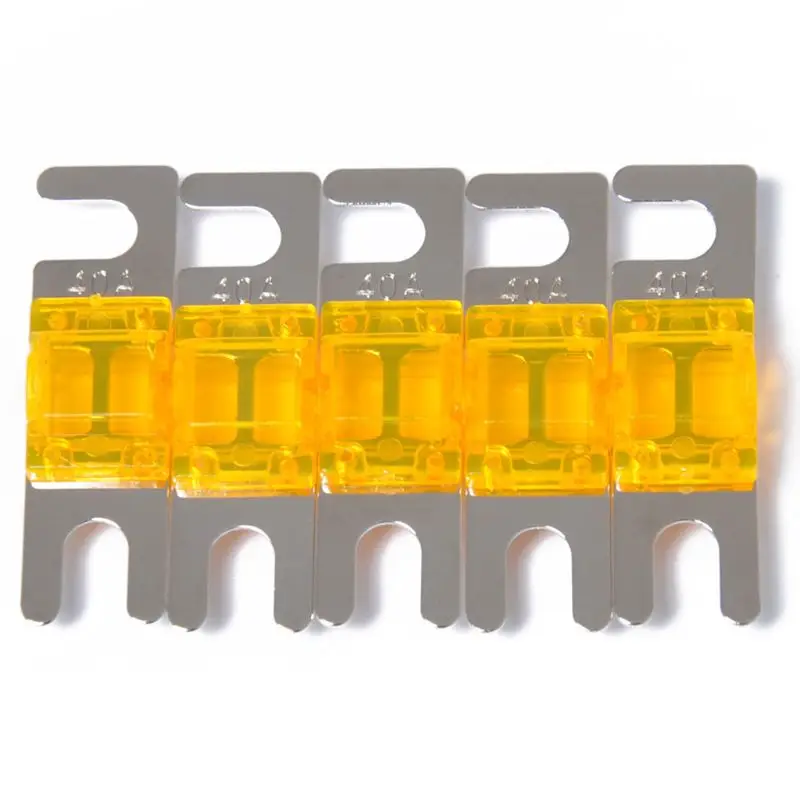 

5x Car Wiring Mini ANL Fork Car Durable Plastic Metal 30A 40A 60A 80A 100A 32V