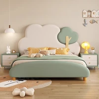 Lit de chambre Unique rembourré, salon français esthétique, rangement pour enfants, meubles Per La Casa, accessoires pour la maison 2