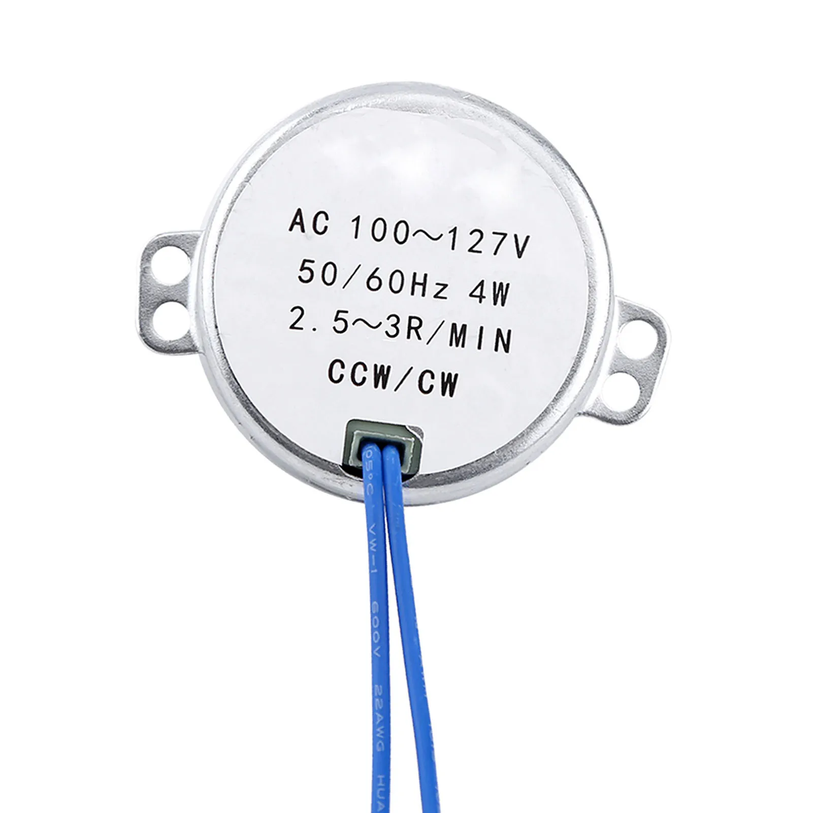 동기 모터, CCW/CW 기어 모터, AC 100-127V, 50Hz, 60Hz, 4W, 1..