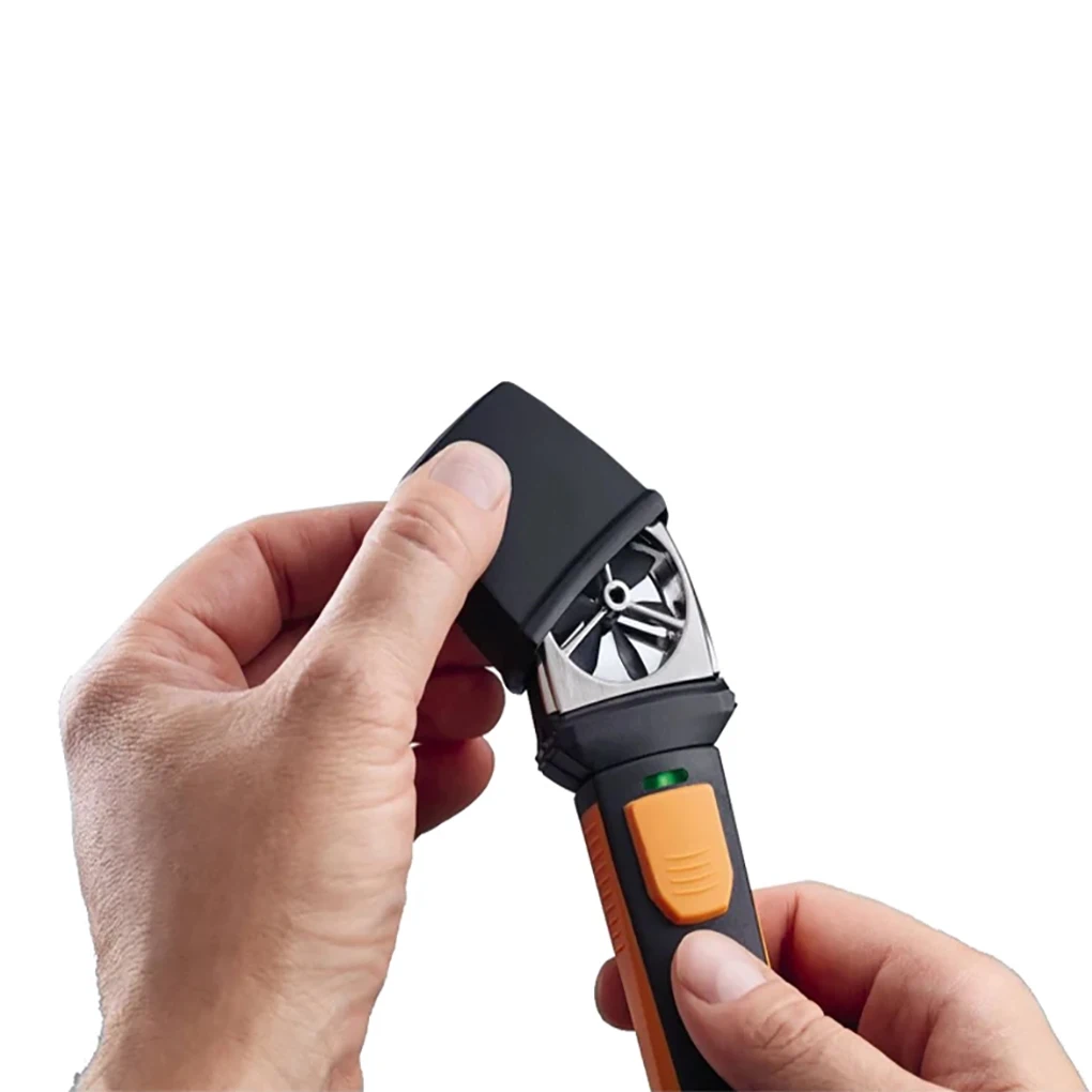 Testo 410i Wireless Vane Anemometer with Smartphone Operation Handheld Mini Anem