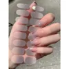 Semi-cured Gel Nail Stickers Solid Color Nail Semi-baked Tips Full UV Nail Need Decals Paste Lamp N0R7 Ideal Gift Beauty Tool 6