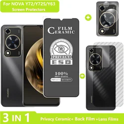 All - in - One Tempered Glass Screen and Lens Protection Set with Privacy and Matte Films for Ceramic Film