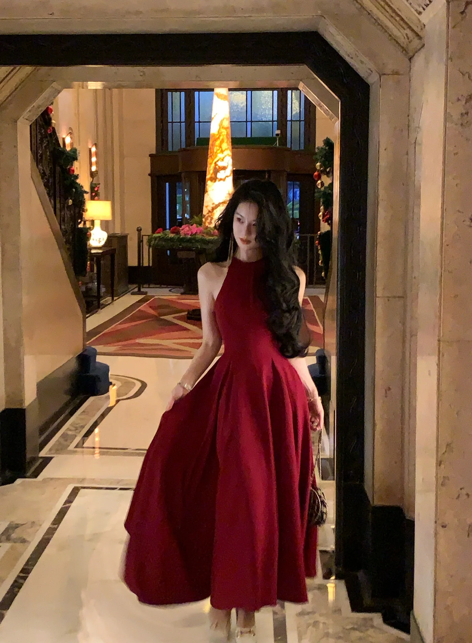 France Vintage Evening Party Long Dresses for Women Solid Sleeveless A-line Princess Wedding Prom Robe New Spring Vestido Mujer