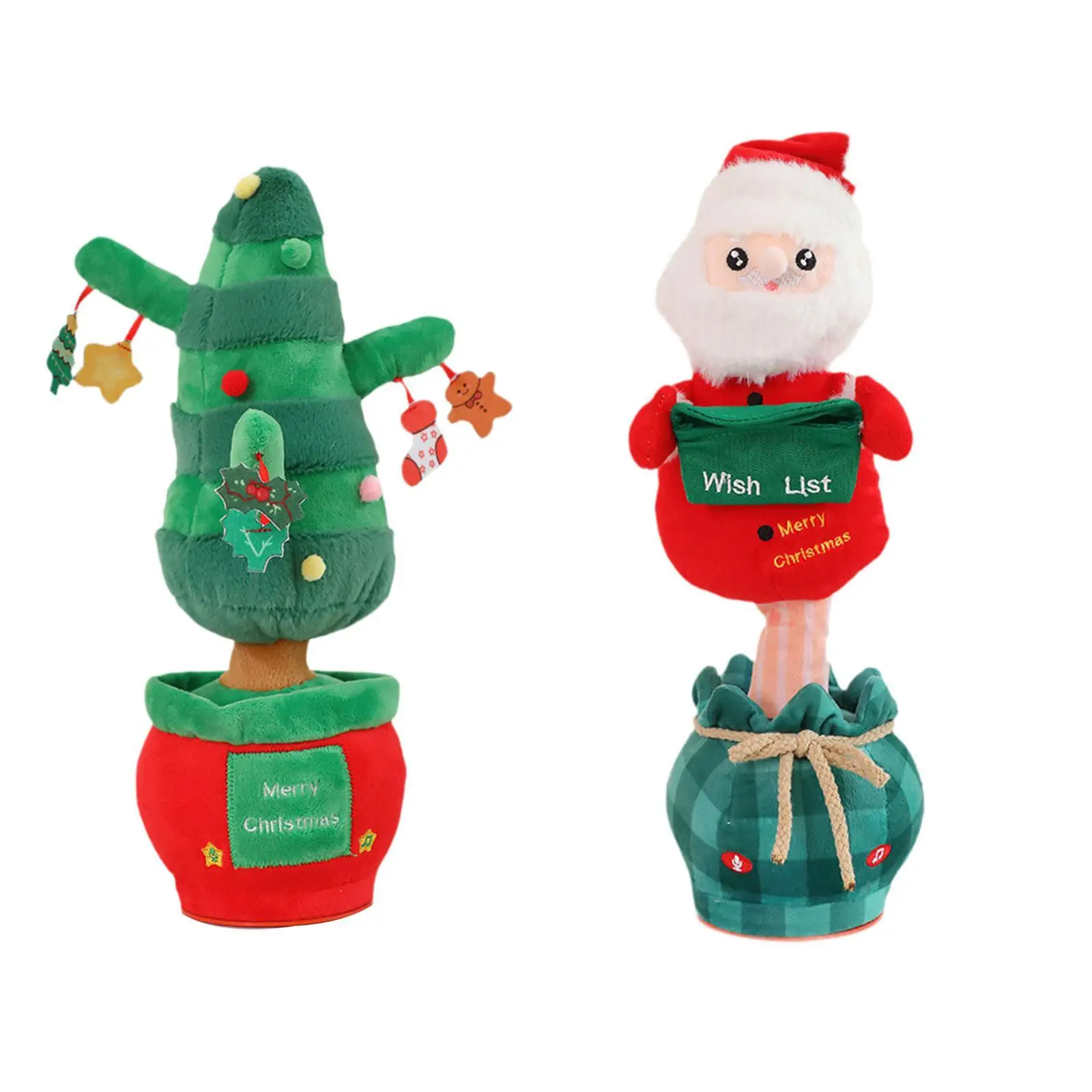 Christmas Electric Dancing Toy Electric Christmas Stuffed Toy Cute Figure