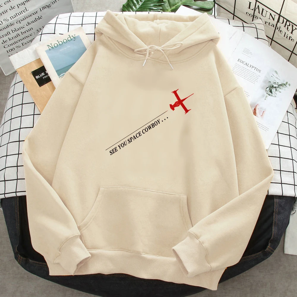 

Cowboy Bebop hoodies women 90s aesthetic anime Winter sweatshirts tracksuit female Kawaii pulls