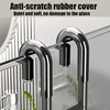 Stainless Steel Over Glass Door Shower Door Back Shower Towel Rack S-Shape Bathroom Bathrobe Hanger Holder Hooks 2
