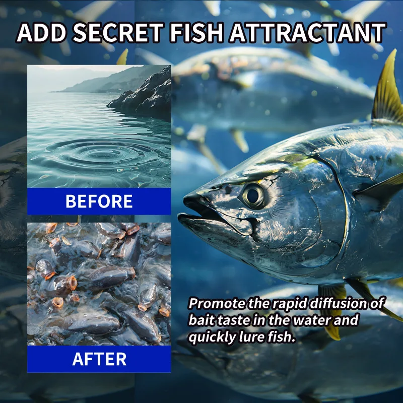 Premium Fish Attractant Spray - All-Water Fishing Essence, 50ml