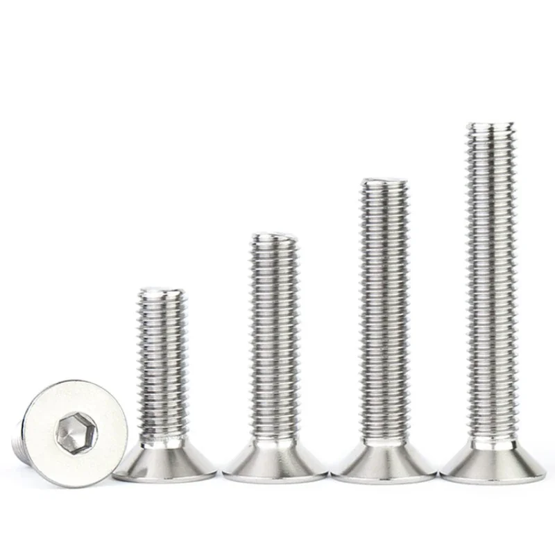 Viti Testa Piatta Svasata Phillips Acciaio Inox 304 Nero - Metriche M1,6 M2 M3 M4