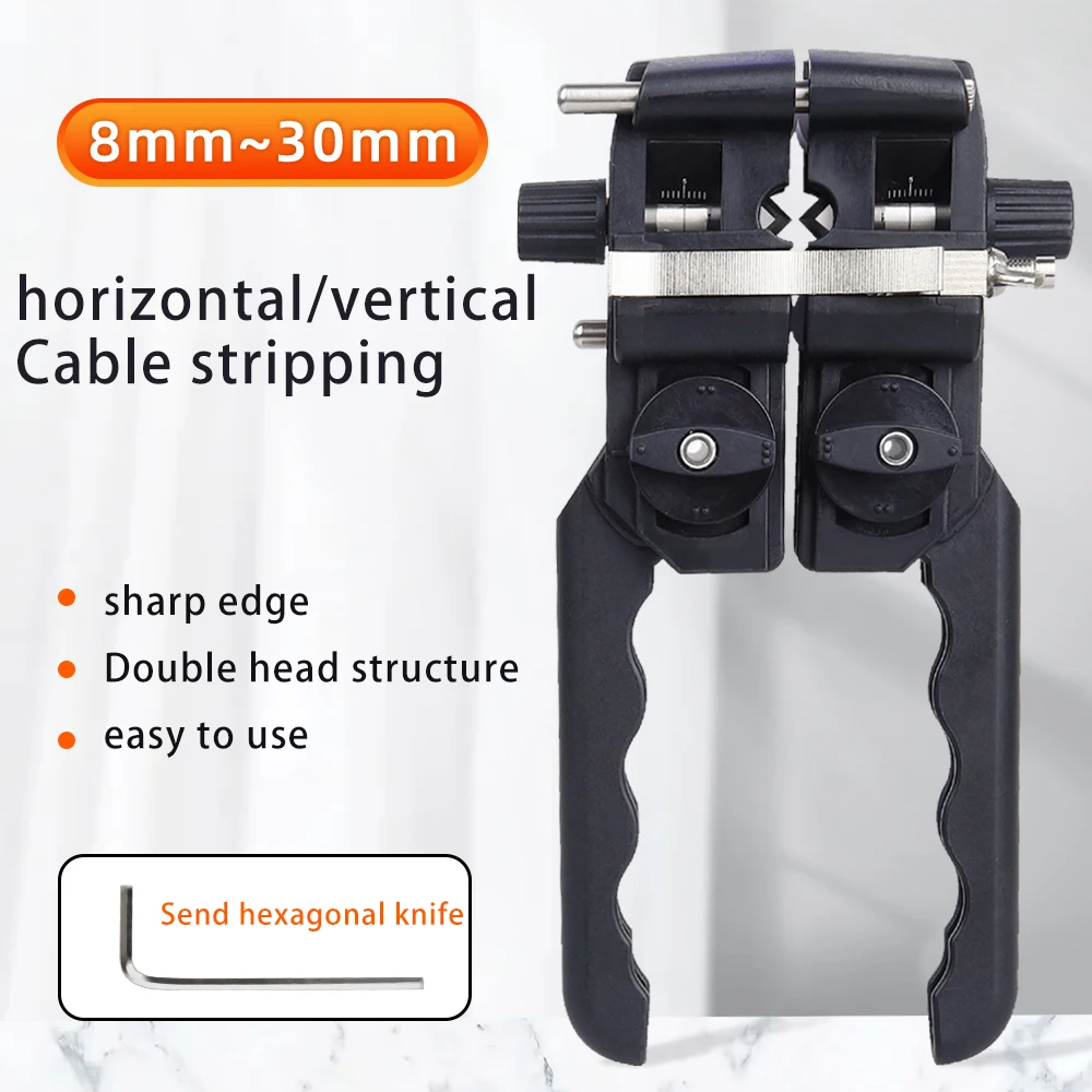 div 0 1 mm microscope eyepiece micrometer calibration slide ocular reticle vertical line horizontal ruler 1 18 diameter 20 mm High Quality A-F9 Horizontal And Vertical Cable Opener 8-30mm Diameter Optical Fiber Cable Stripper Cut Tools