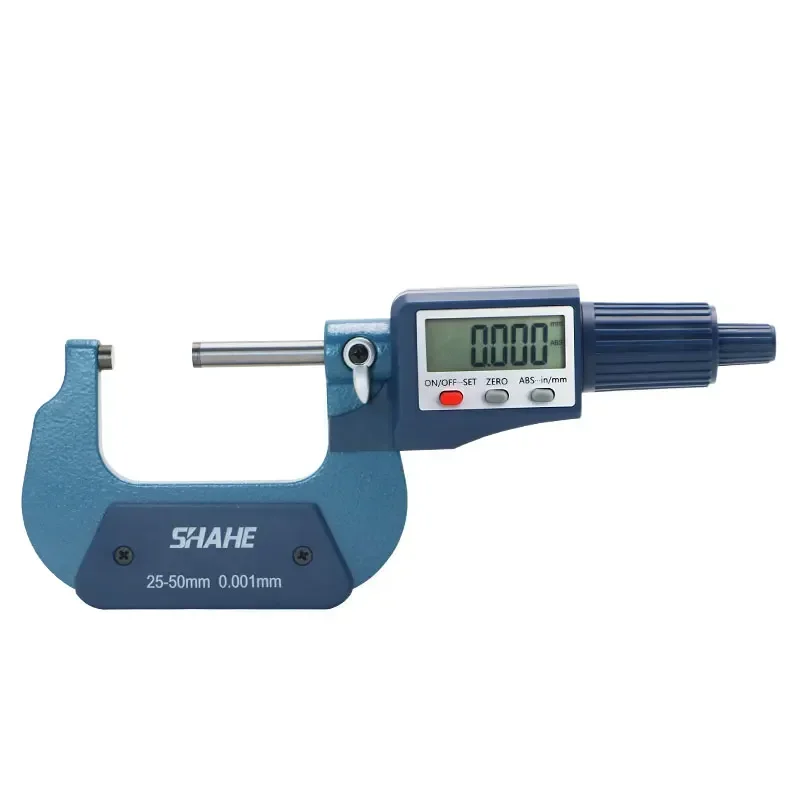 SHAHE 0-25/25-50/50-75/75-100mm Digital Outside Micrometer 0.001mm Caliper Measuring Tools