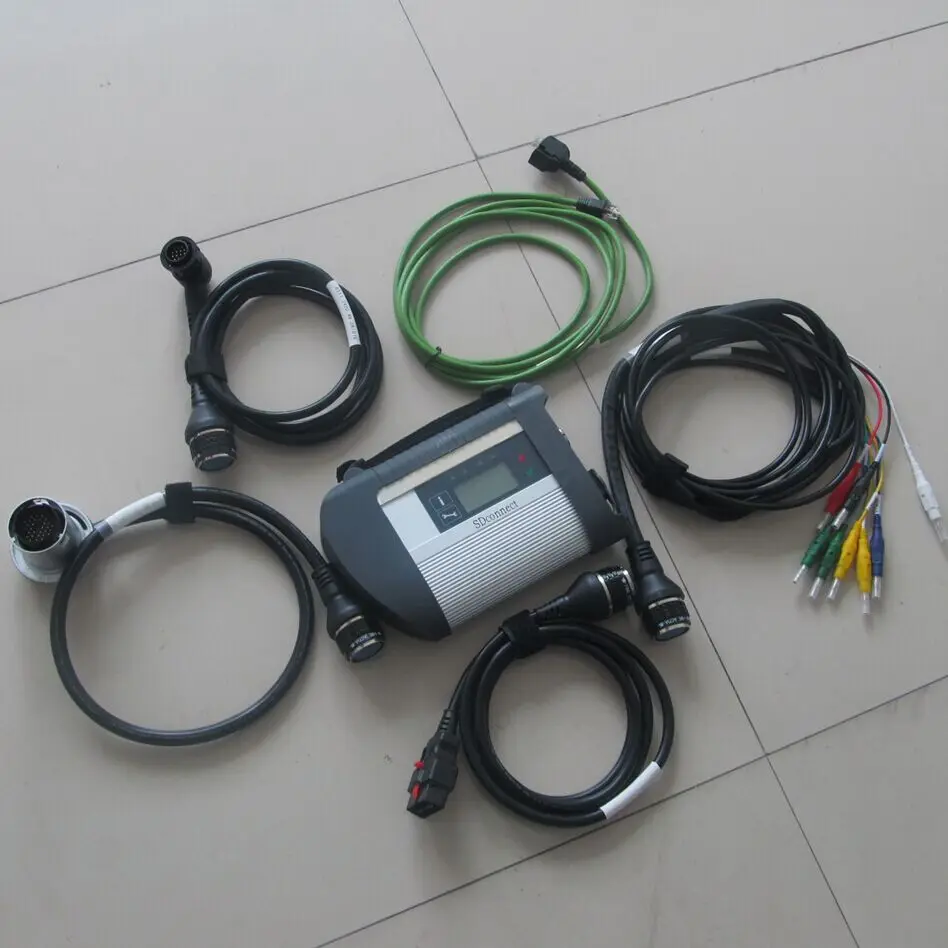 

New mb star c4 Diagnostic Tool multiplexer with full cables 2 years warranty without software harddisk