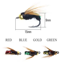 Artificial Bait Nymph Scud Fly Bug Worm Trout Fishing Flies Insect 6