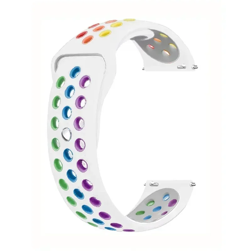 Breathable Sports Silicone Strap - Versatile 20mm/22mm Wristband