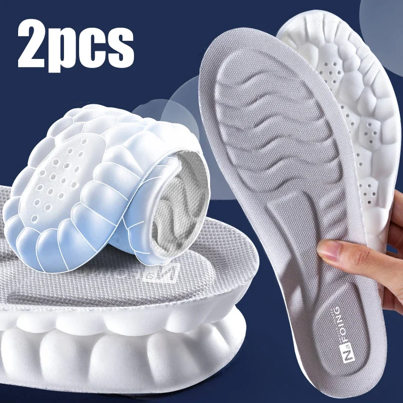 ตัวเลือกสินค้า แผ่นรองเท้ากีฬา 4D ยางธรรมชาติ นุ่มสบาย รองรับแรงกระแทก