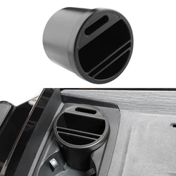 Enhanced Car Armrest Storage Box with Cup Holder and ABS Center Console (Black)
