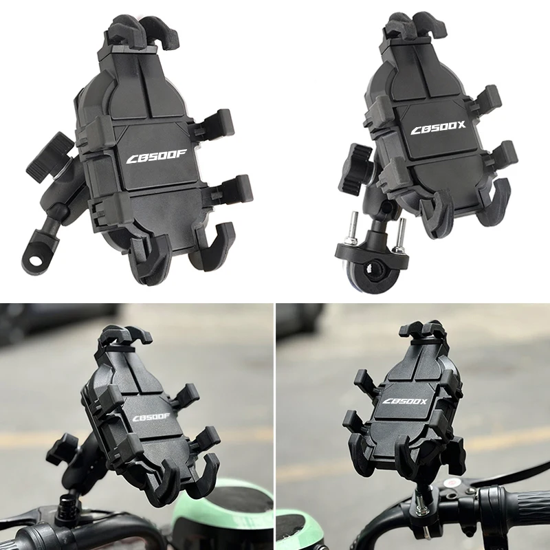 

Motorcycle CNC Aluminum Handlebar Mobile Phone Holder GPS Stand Bracket Accessories For HONDA CB500 X CB500X CB500F CB 500X 500F