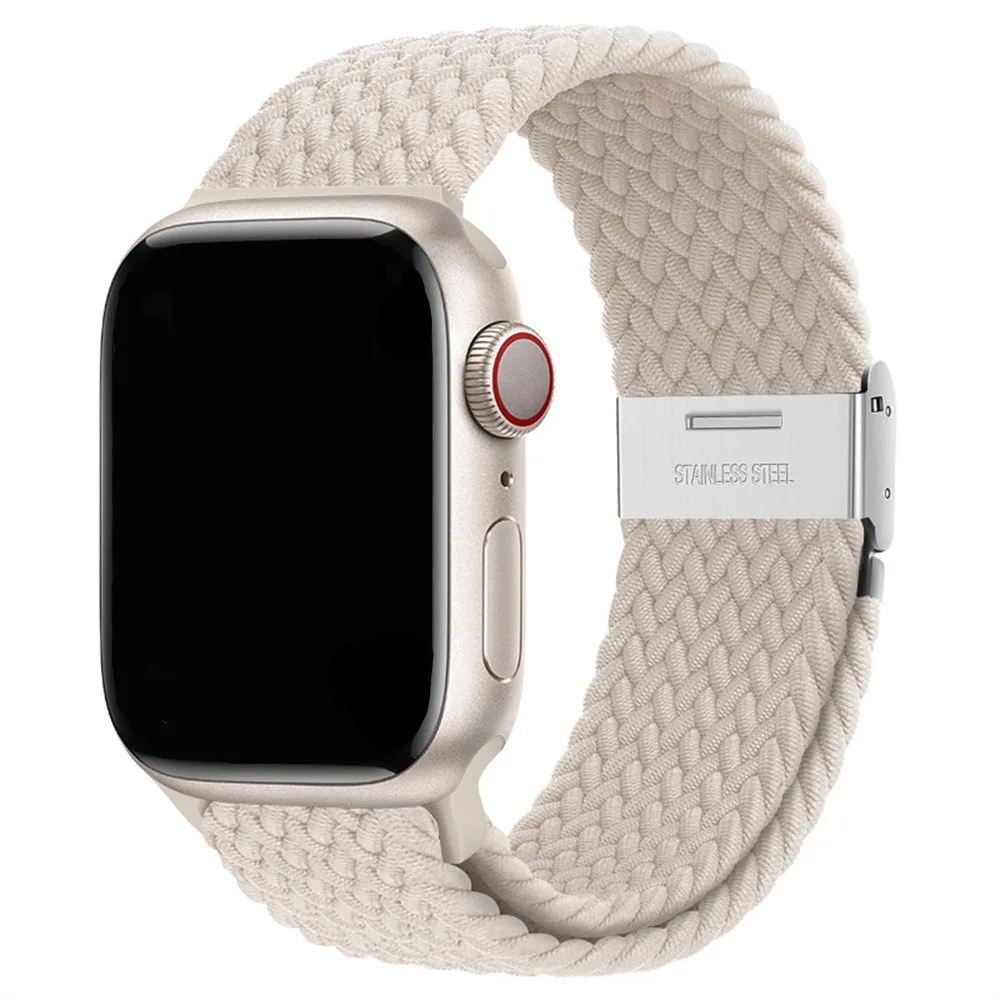 Braided Nylon Strap for Apple Watch - Vibrant and Durable Bracelet