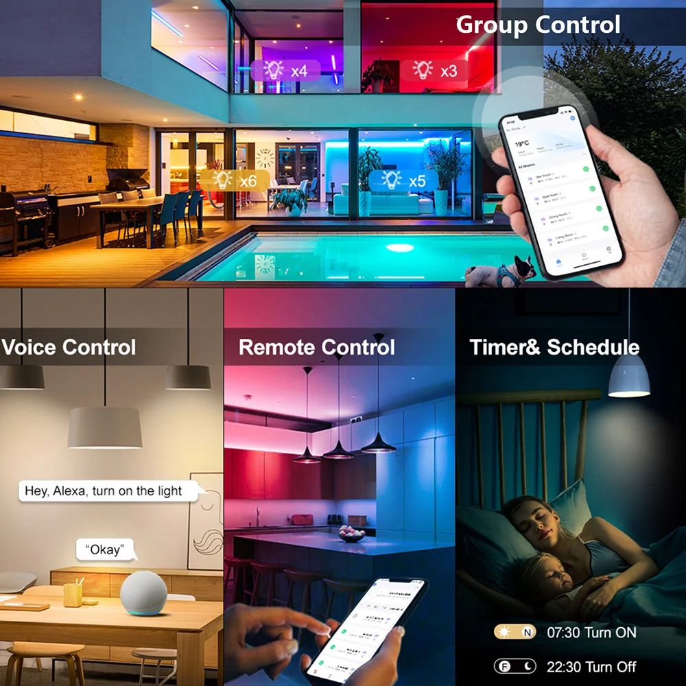 GU10 Zigbee/Wifi Led Light Bulb RGB CW WW - Image 4