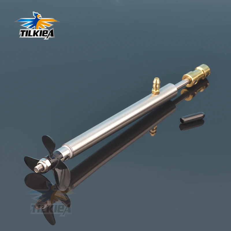 4mm Boat Shaft Drive Shaft + Copper Coupling + 3 Blades Propeller