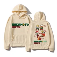 SAKAMOTO DAYS 2025 Hoodies Aesthetic New Anime Print Sweatshirts Unisex Autumn Winter Hip Hop Tops Mens Gothic Harajuku Clothes 1
