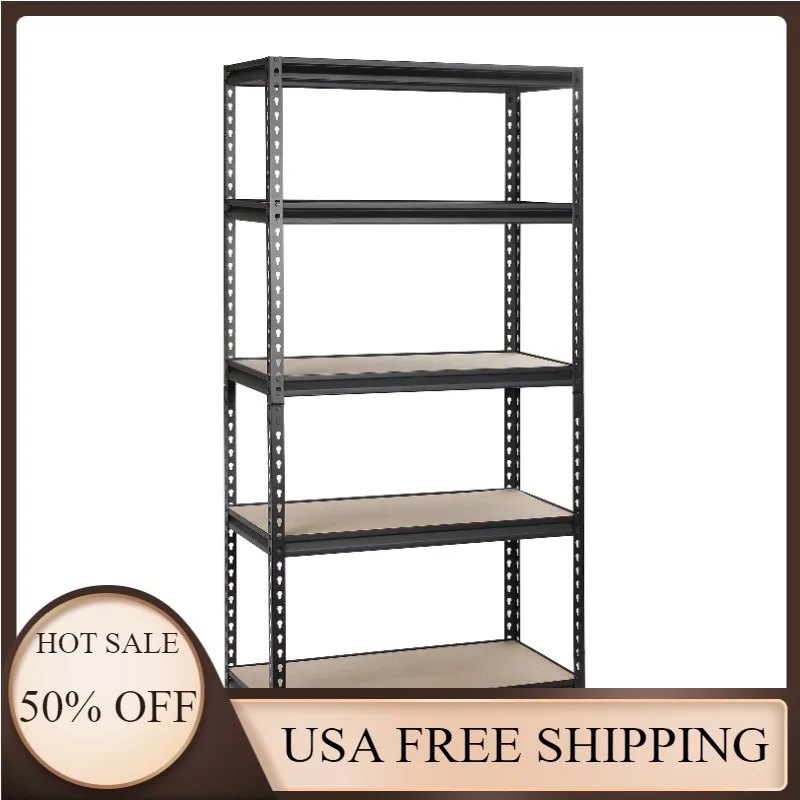 

800lbs. Capacity, Steel, WORKPRO 36“ W x 18“ D x 72" H 5-Tier, Freestanding Shelf, Adult