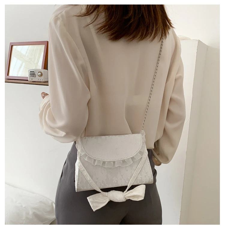 Bolsas de Ombro Bolsas de Luxo para as Mulheres Feminino Design Moda Laço Arco Corrente Crossbody Mulher Underarm Flap Vintage Bolsa 1 Computers & Electronics
