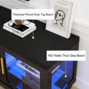 LED TV Stand with Storage Cabinet & RGB LED High Glossy Modern TVs Stand for Living Room TV Console 3