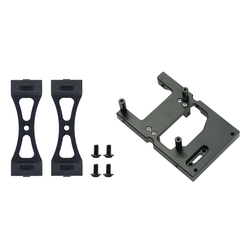 

2 Set RC Car Part: 1 Set Metal Bracket & 1Pcs Metal Steering Servo Warehouse Fixed Mounting Bracket