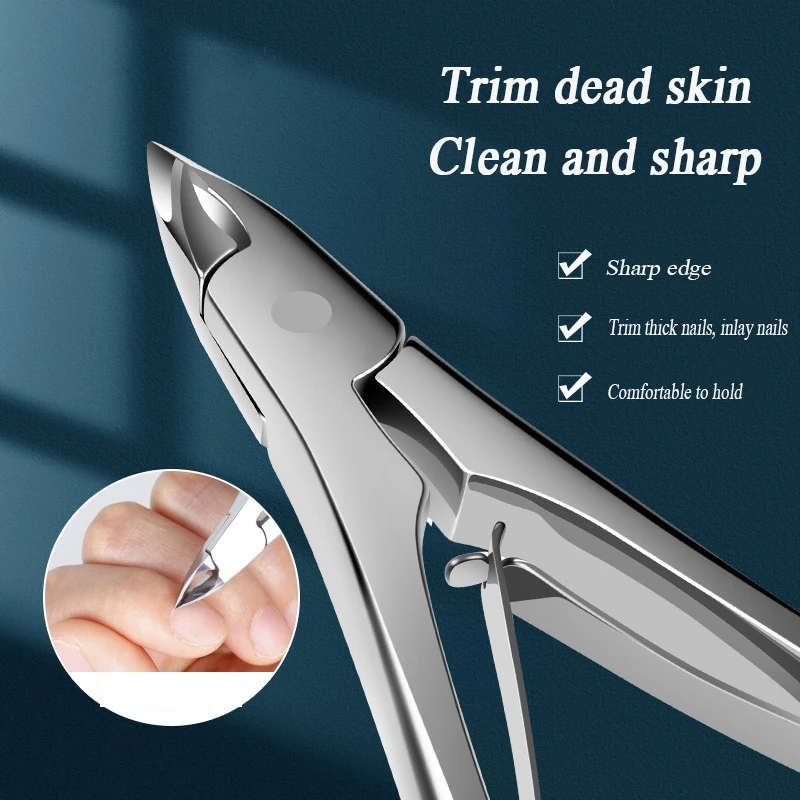 Nail clippers dead skin trimmer nail scissors stainless steel special paronychia scissors beauty salons