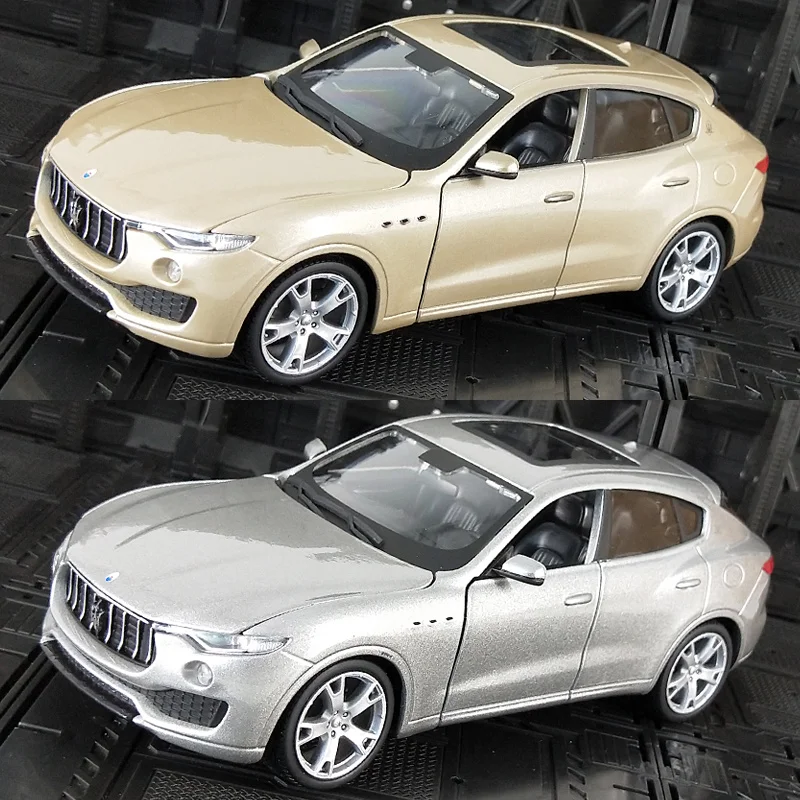 1:24 simulation Maserati Levante alloy off-road vehicle model city SUV car metal model ornaments collection for children 4