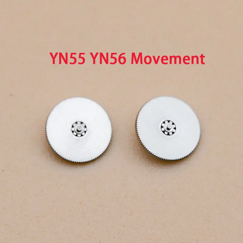 2PCS YN55 YN56 YN77 YN57 Movement Movt Automatic Fork and Automatic Wheel Fit Oriental Double Lion Watch Repair Spare Parts