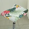 Bar Stool Cover Cashier Chair Covers Stretch Stool Seat Slipcovers Stretch Elastic Hotel Banquet Dining Small Chair Case 5