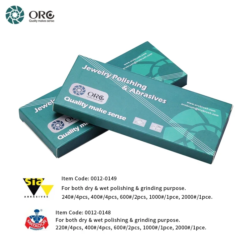 

Наждачная бумага ORO Matador SIA Kovax Mini для полировки ногтей, набор из 12 шт.