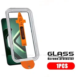Premium Tempered Glass Screen Protector - Full Protective & Dust - Free for Infinix GT 30 Pro (1 Front Glass)