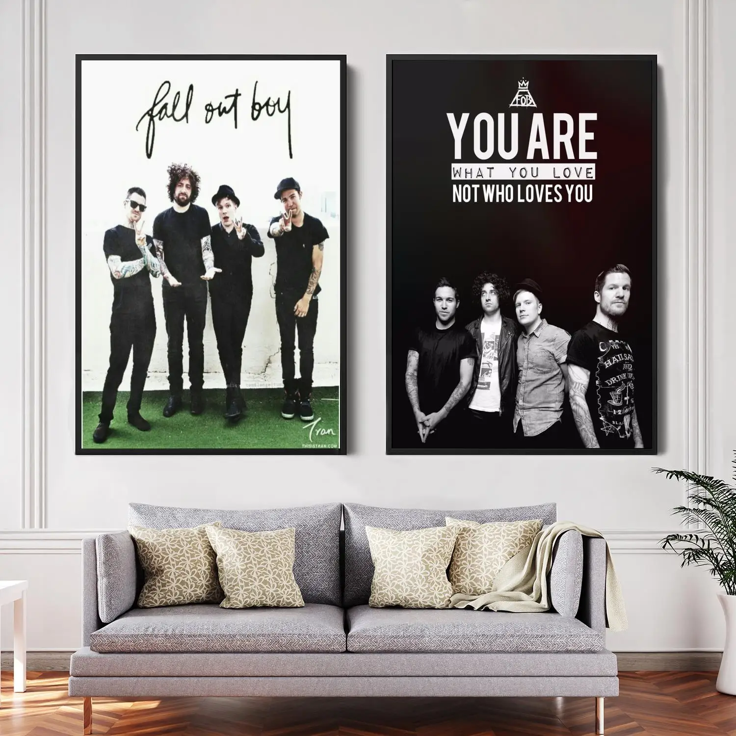

fall out boy Singer Decorative Canvas Posters Room Bar Cafe Decor Gift Print Art Wall Paintings