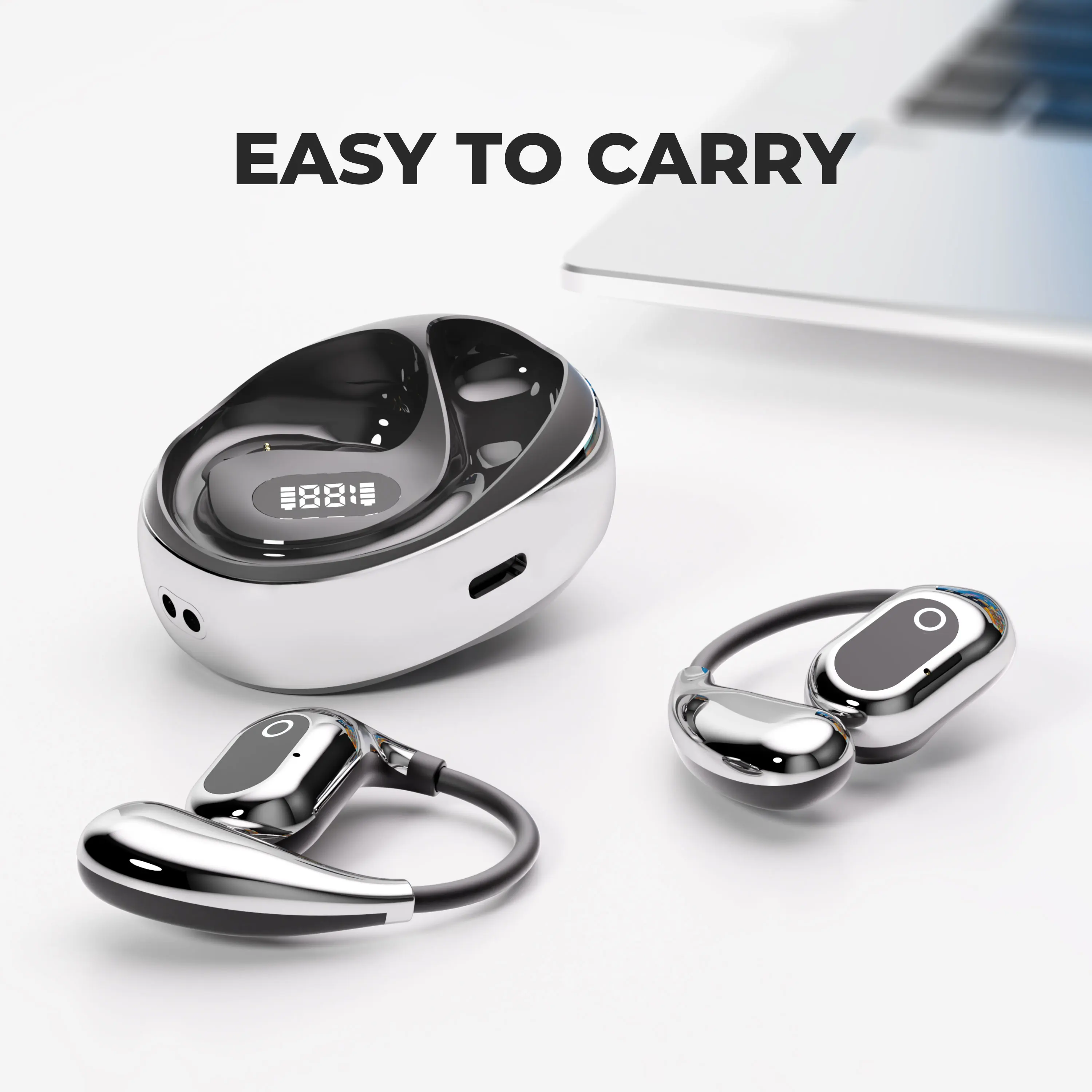 2PCS Translator Headphones 144 Languages Wireless Real Time Translation Bluetooth headset Waterproof Earbud For Business Travel 4