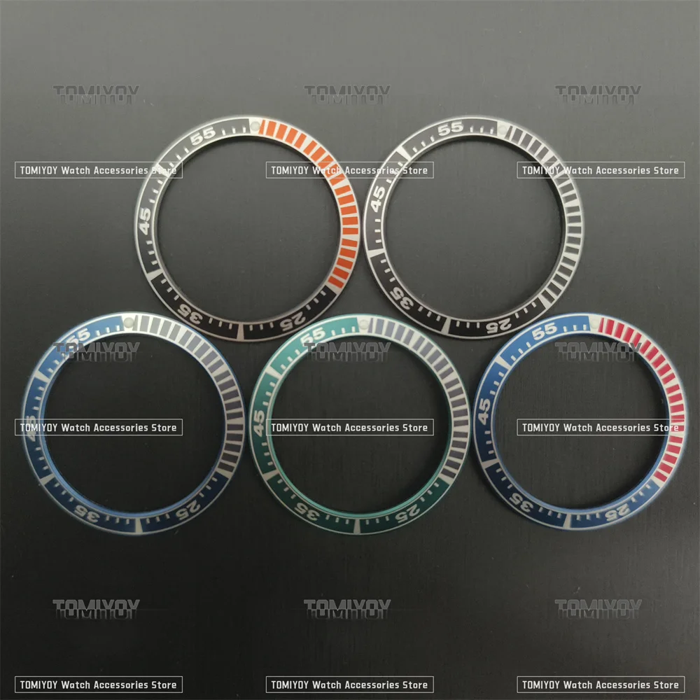 Inserto Lunetta 40X31.5Mm Adatto Per Seiko Snr025 Snr027 King Samurai Series Nh35 Nh36 Custodia Subacquea Riparazione Anello Lunetta In Alluminio