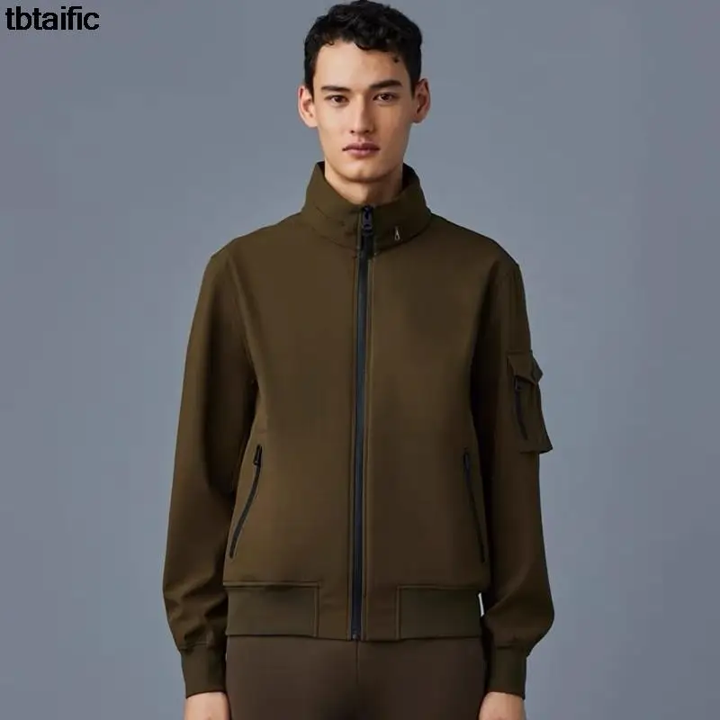 

high quality 2023 winter vinatge Stand collar Jacket outdoors waterproof parsnip army green black fashion movement coats for men